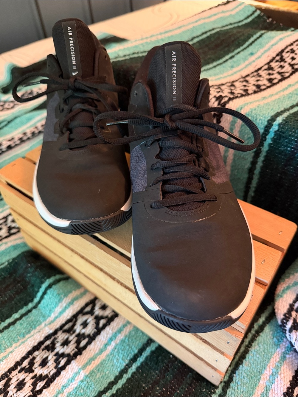 Air Precision II Black Women’s Athletic Shoes